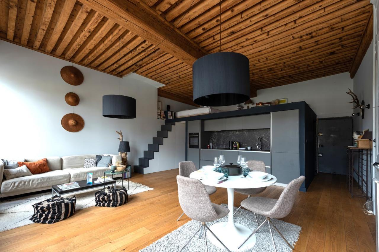 Le Loft Ethnic - Avec Jolie Vue Sur La Saone Apartment Lyon Exterior photo