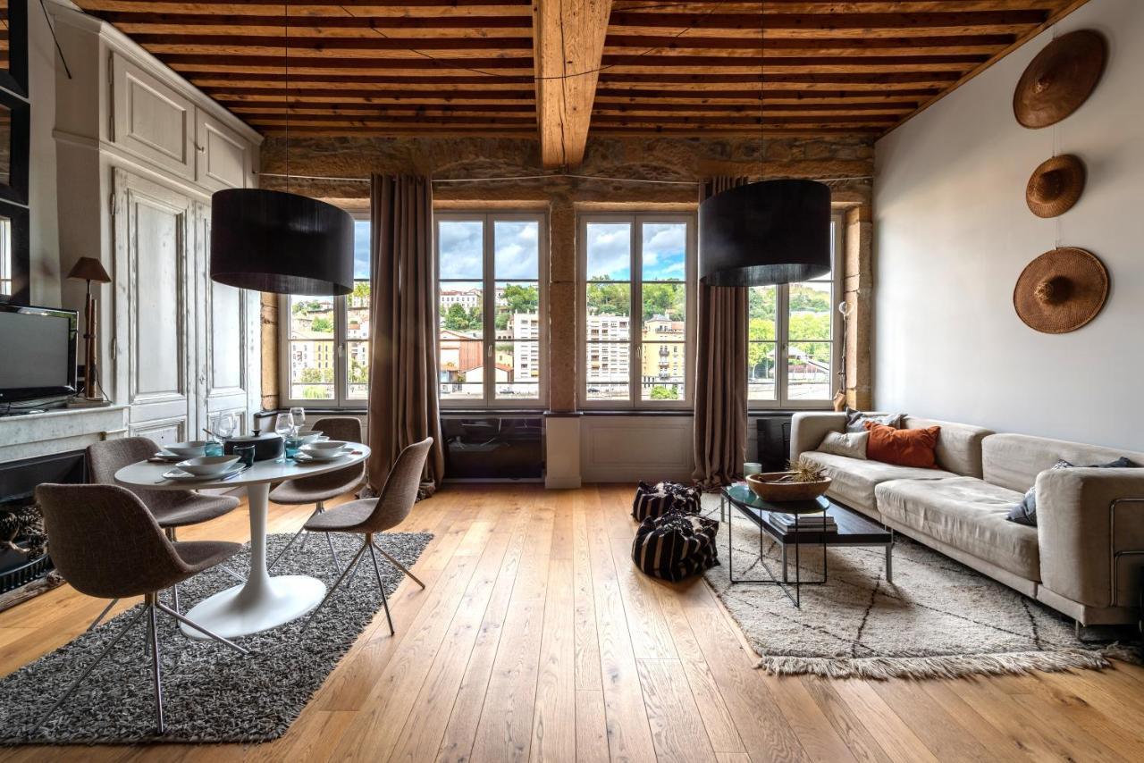 Le Loft Ethnic - Avec Jolie Vue Sur La Saone Apartment Lyon Exterior photo